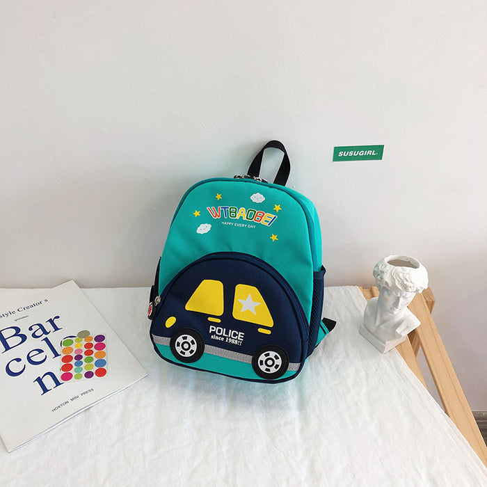 Wholesale Oxford Cloth New Children's Schoolbag Creative Car Backpack JDC-BP-YuanDuo021