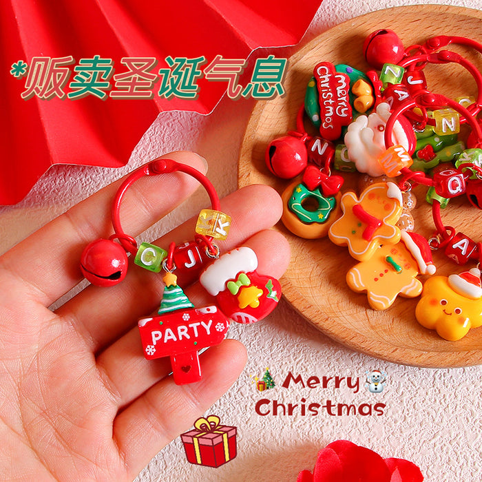 Wholesale Wreath Design Keychain Acrylic Resin Decorative