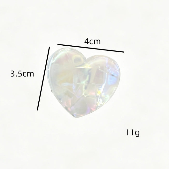 Wholesale Heart PVC Hair Claw Clips - Cute Hair Accessory MOQ≥2