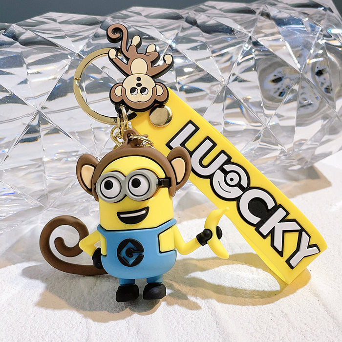 Wholesale PVC Cartoon Doll Keychain JDC-KC-Qiwei018