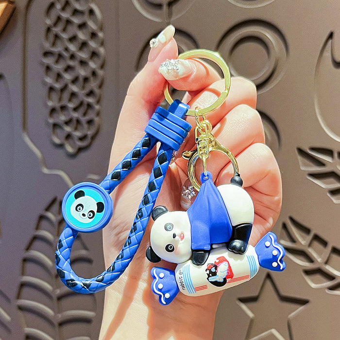 Wholesale Original Handheld Pendant Keychain Exquisite Cute Cartoon Couple Bag Key Pendant
