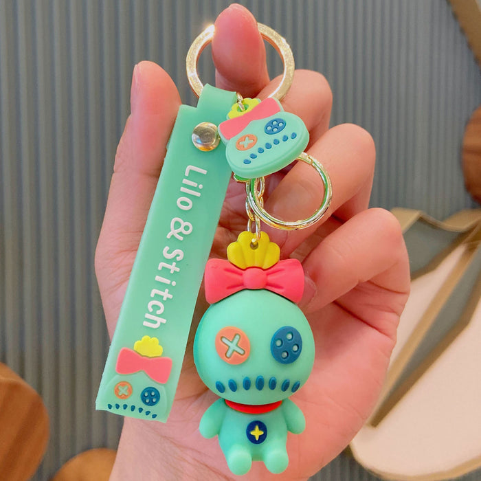 Wholesale Cartoon Doll Silicone Keychain JDC-KC-KuM016