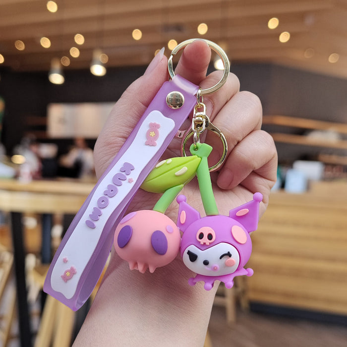 Wholesale Cartoon Silicone Doll Keychain JDC-KC-ZhuoRan023