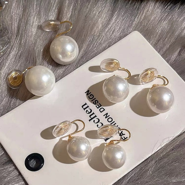 Wholesale Vintage, minimalist, high-end pearl earrings, niche, light luxury, versatile earrings