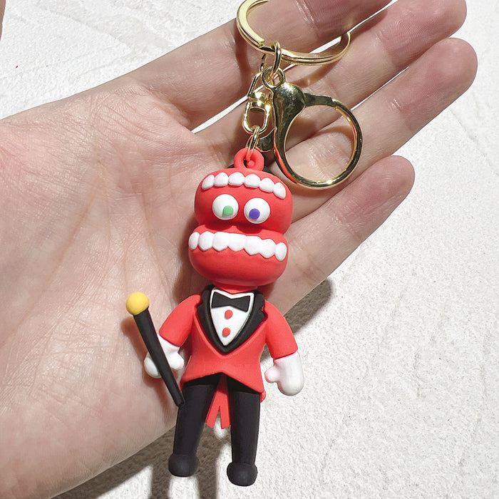 Wholesale Cartoon Doll PVC Keychain JDC-KC-Qiwei001