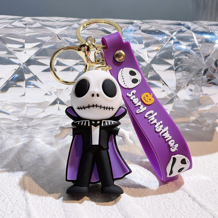 Wholesale  Pumpkin Skull Cartoon Doll Keychain Party Gift Pendant  Cute Keychain