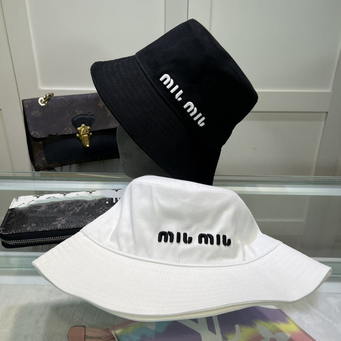 Wholesale Embroidered letter fisherman hat, simple and versatile basin hat, sun visor hat
