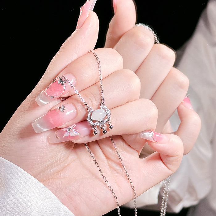 Wholesale Pendant women's light luxury titanium steel non fading necklace collarbone chain jewelry
