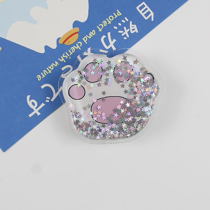 Wholesale Creative Cartoon Quicksand Phone Cushion Stand