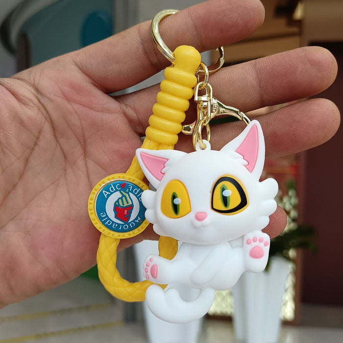 Wholesale Cartoon Silicone Anime Keychain JDC-KC-YiChang027