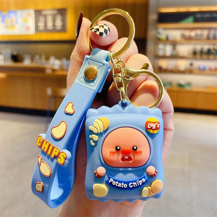 Wholesale Resin Cute Doll Keychain JDC-KC-XingLao001