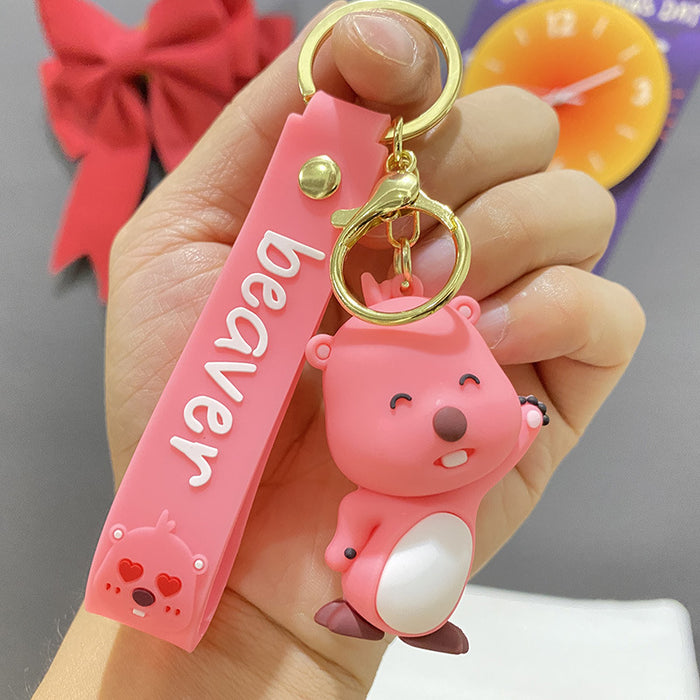 Wholesale PVC cartoon doll Keychain JDC-KC-WuYi097