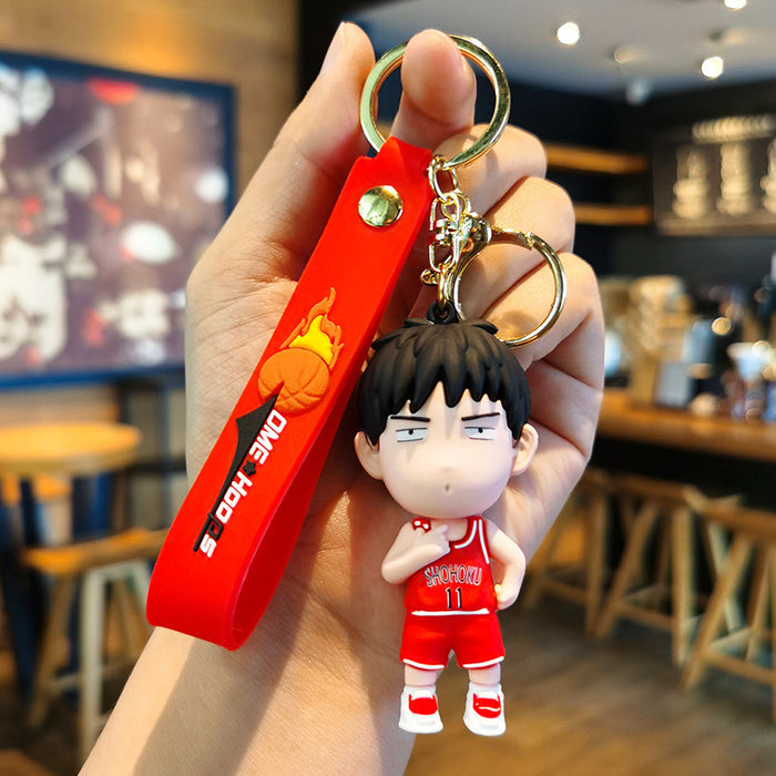 Wholesale Cartoon Doll Silicone Keychain JDC-KC-Tingm276