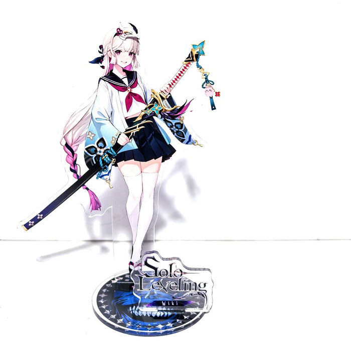 Wholesale 15cm double plug acrylic standing single-layer double-sided pattern