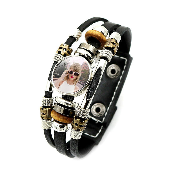 Wholesale Multi-layer Leather Beaded Bracelets JDC-BT-HengX030