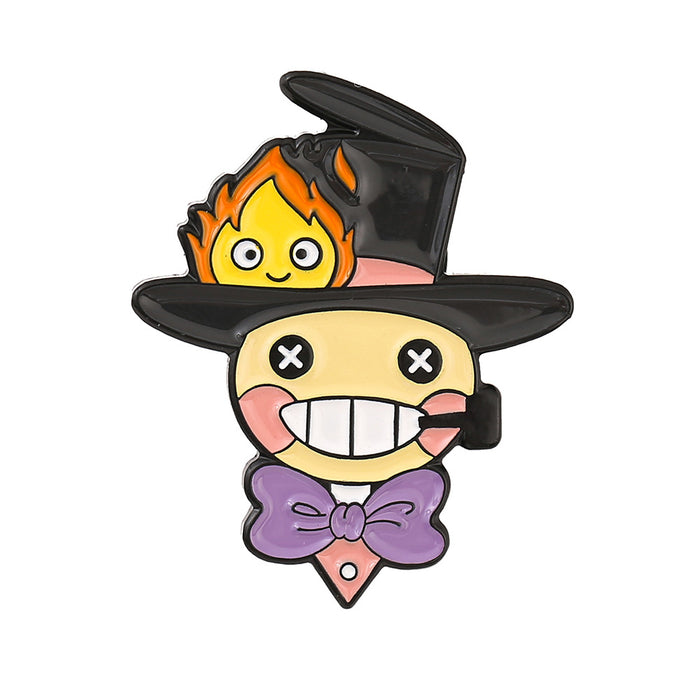Wholesale Trendy Anime Metal Brooch Pin Cartoon Design Fashion Accessory For Girls Boys Resale