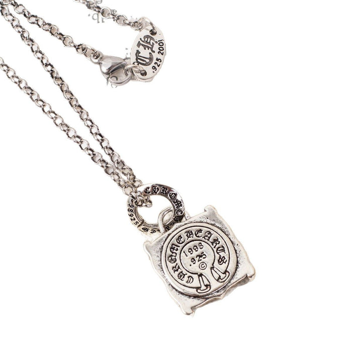 Wholesale Square vine Rubik' s Cube Cross Pendant Long Necklace