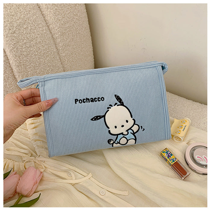 Wholesale Corduroy Cartoon Handy Cosmetic bag JDC-CB-Lihong001