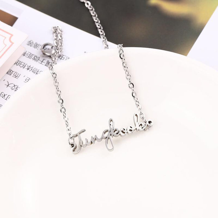 Wholesale Letter Stainless Steel Bracelet JDC-BT-OuJ001