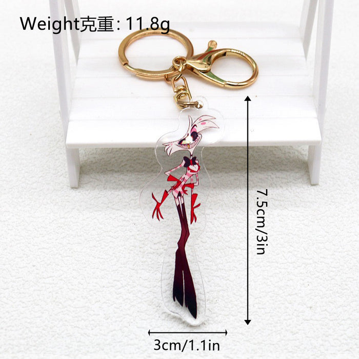 Wholesale Acrylic Keychain Cartoon Pendant JDC-KC-HaoAn024