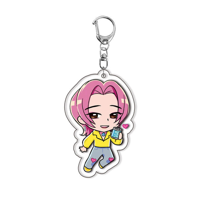 Wholesale KPOP Cute acrylic keychain anime backpack pendant