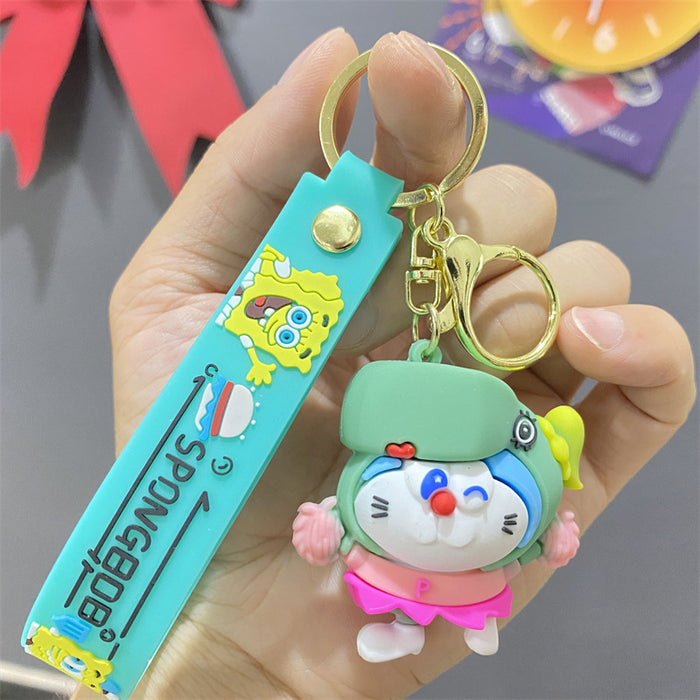 Wholesale PVC Cartoon Doll Keychain JDC-KC-WuYi018