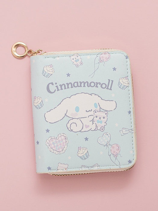 Wholesale Cute Printed Coin Purse Cartoon Animation Short Zipper Money Bag