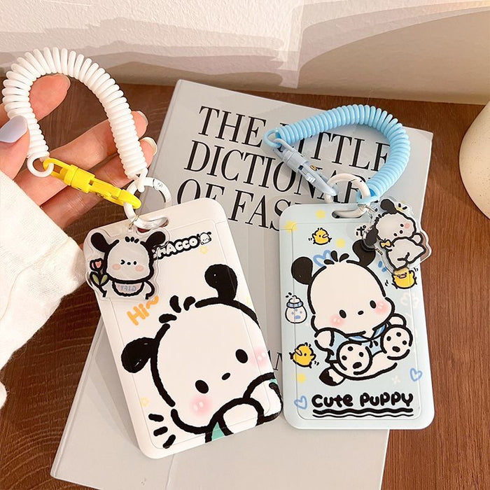 Wholesale Cute cartoon PC material hard case lanyard keychain