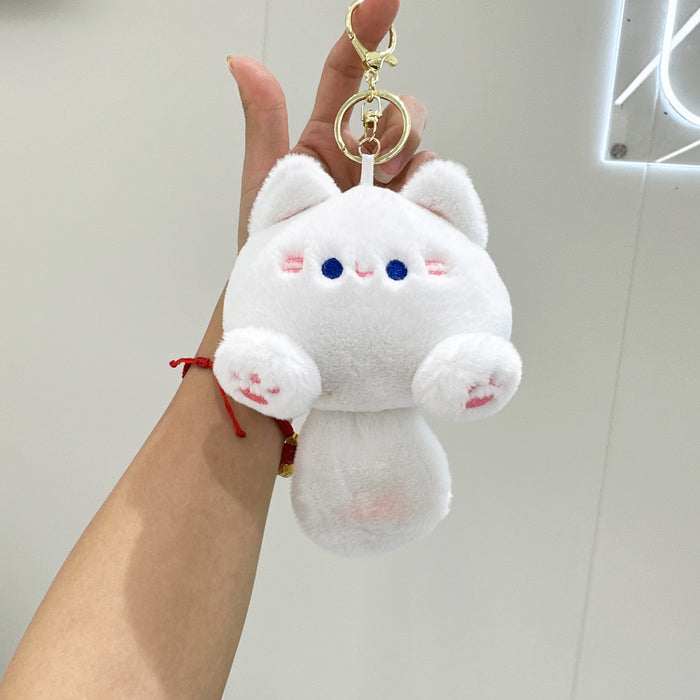 Wholesale Plush Cartoon Cat Plush Toy Keychain JDC-KC-YuKun005