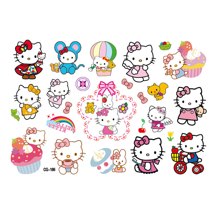 Wholesale Carttoon Tattoo Sticker Birthday Decorative Stickers