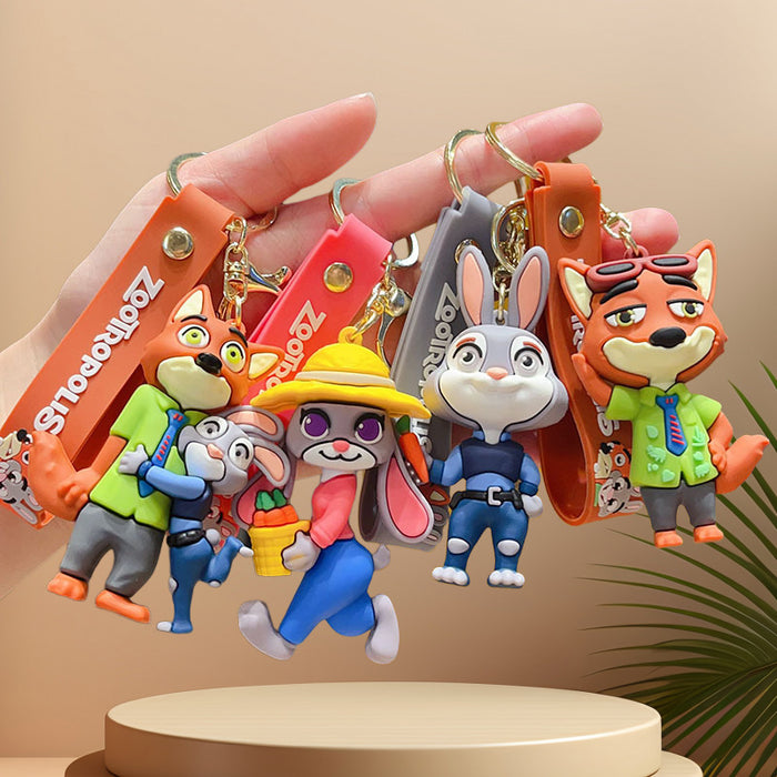 Wholesale Cute cartoon keychains bag charms