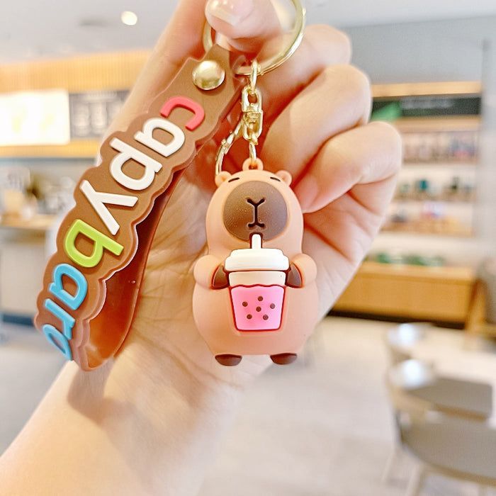 Wholesale Silicone Cartoon Doll Keychain JDC-KC-MingT097