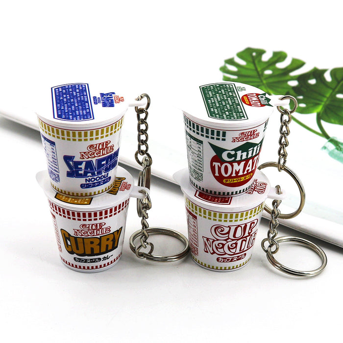 Wholesale Food and Instant Noodle Plastic Keychains JDC-KC-HaoAn020