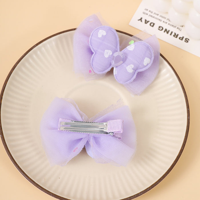 Wholesale  Children's Bow Mesh Hairpin Little Girl Princess  Headwear  Hair Clip  Hair Accessories