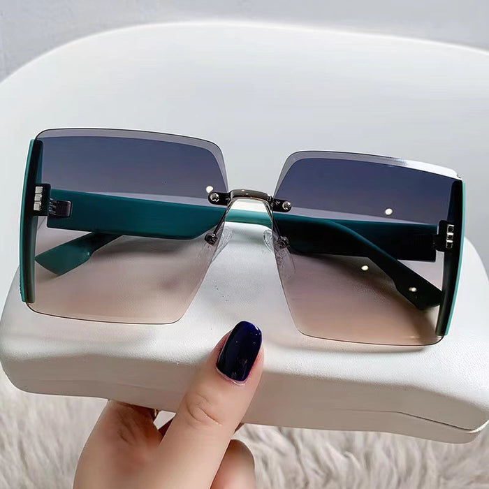 Wholesale Frameless border UV sunshade sunglasses
