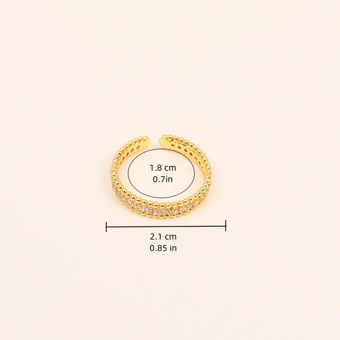 Wholesale Full diamond open design ring