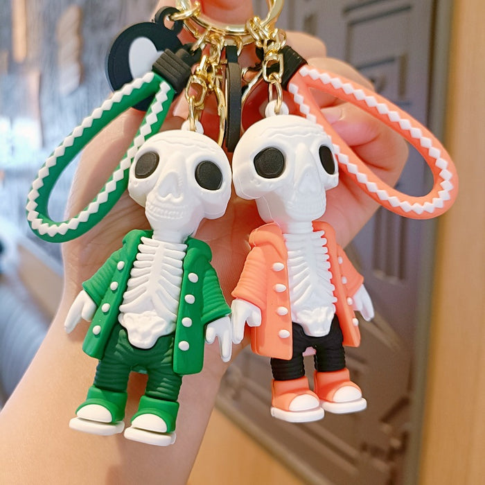 Wholesale Cartoon Doll Silicone Keychain JDC-KC-MingT261