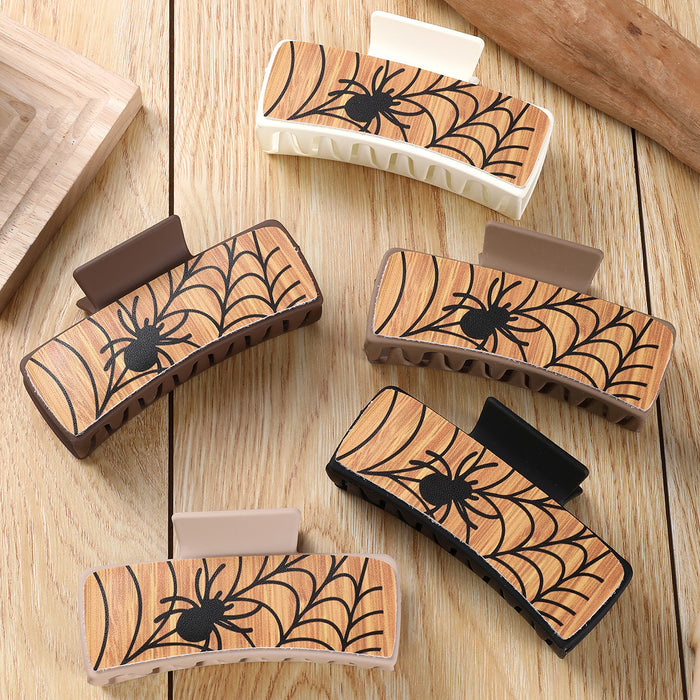 Wholesale  yellow square shark grip Hair Clips