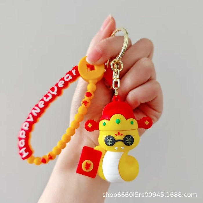 Wholesale  Snake Keychain Cartoon Cute Small Pendant