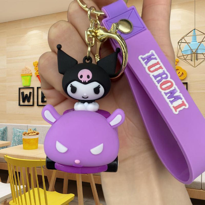 Wholesale Cute 3D Doll Silicone Keychain JDC-KC-MingT145