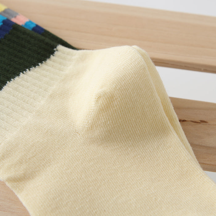 Wholesale Striped Cotton Socks Sweat Absorbent JDC-SK-LuYue004