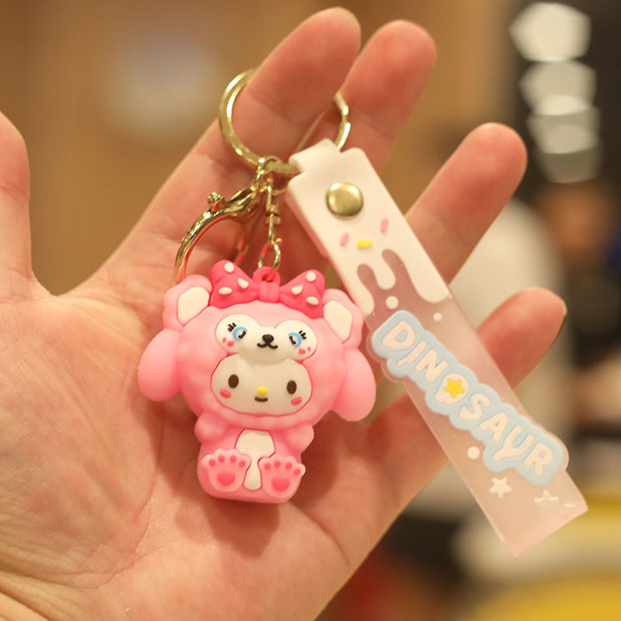 Wholesale Cartoon Doll Silicone Keychain JDC-KC-NiuTe002