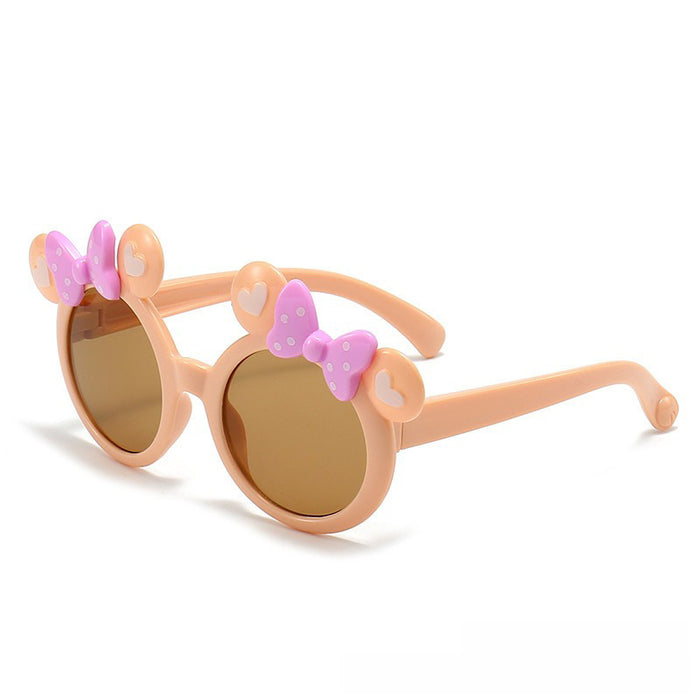 Wholesale Children's Sunglasses Fashion Cute Cartoon Sunglasses Personalized Girls' Sunshade Glasses