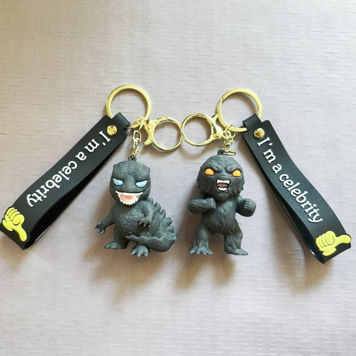 Wholesale PVC Cartoon Monster Doll Keychain JDC-KC-WuYi150