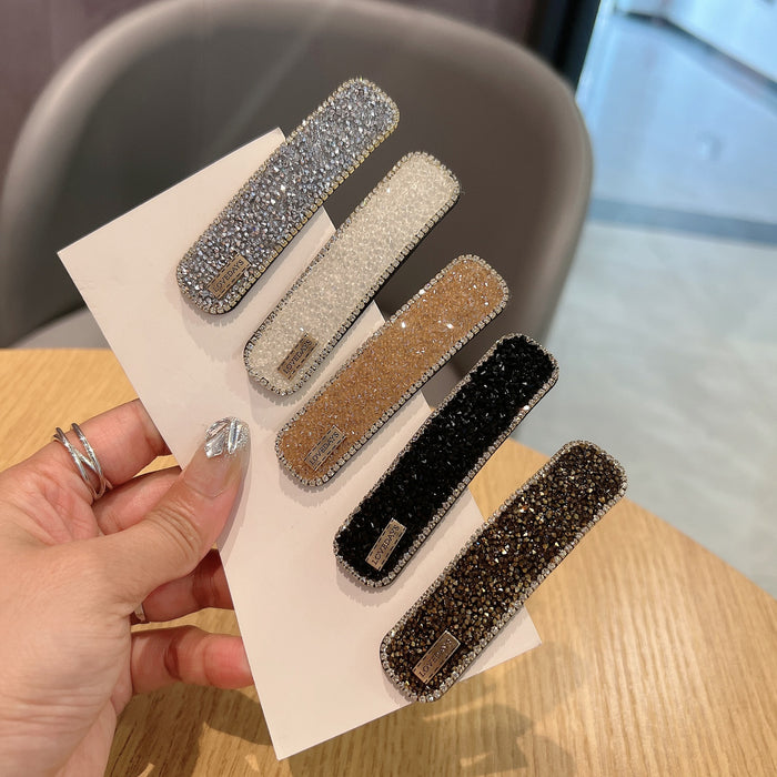 Wholesale Full Diamond Bang Clip Simple All-match Clip Breaking Hair Accessories