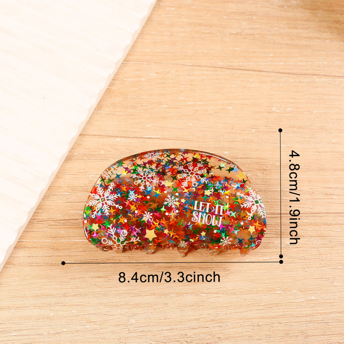 Wholesale Christmas ornaments semicircle clip