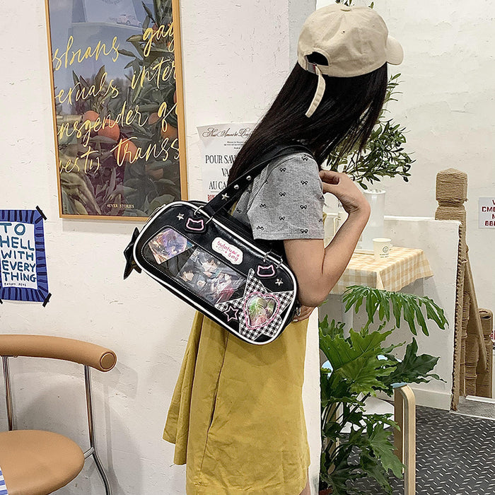 Wholesale Casual student shoulder bag,  cute girl' s anime style bag