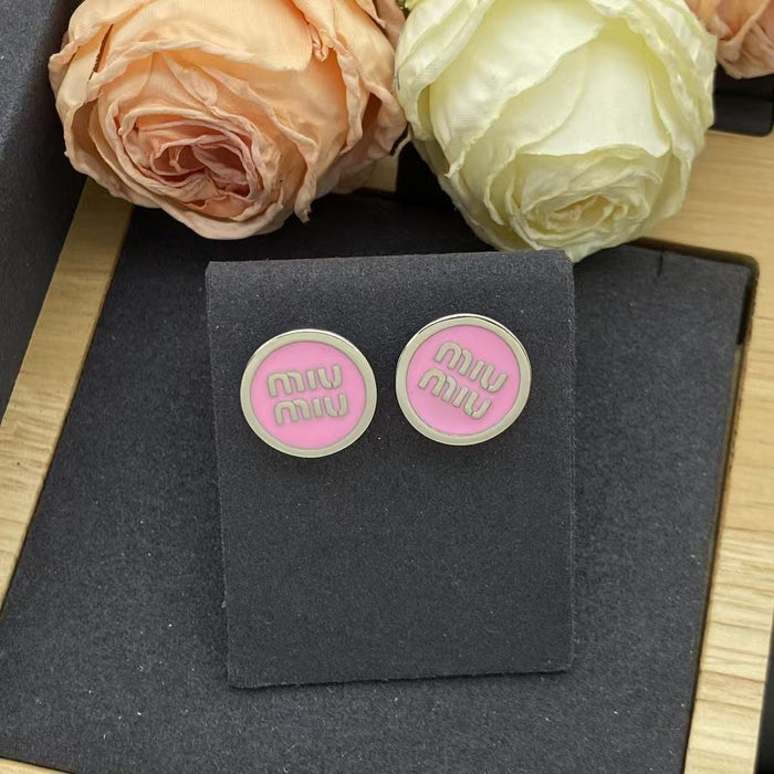 Wholesale Women's M Letter Drop Earrings