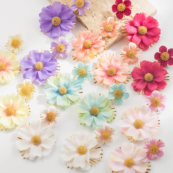 Wholesale Floral Pendant Earrings Trendy Summer Vacation Chic Jewelry Accessory