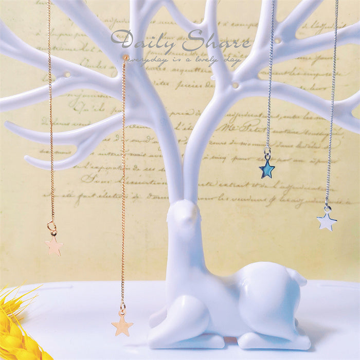 Wholesale Star Ear Line Simple Long Tassel Earrings Earrings Women's Ornaments